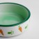 Ceramic bowl with carrots 100 ml 8.8 x 8.8 x 3 cm, green-white