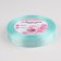 Satin tape "Made with love", 15 mm × 23 ± 1 m, blue color No. 104