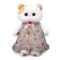 Soft toy "Lee in a dress with roses", 24 cm