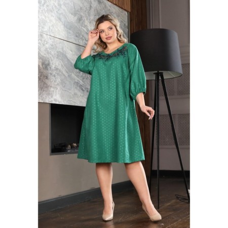 Female dress, size 50, green color