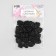 A set of double fixers for the cord, d = 4 mm, 2.3 × 2 cm, 50 pcs, black color