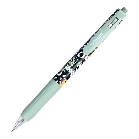 Automatic ballpoint handle 0.7mm blue oil, vinson, razin. Keep. (barcode on a piece) 10534-2