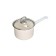 Bucket with a lid, pearl color, d = 16