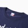 Homemade female set (T-shirt, shorts), dark blue color, size 48