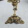 Climb "Angel" per 1 candle, brass 9x9x24 cm