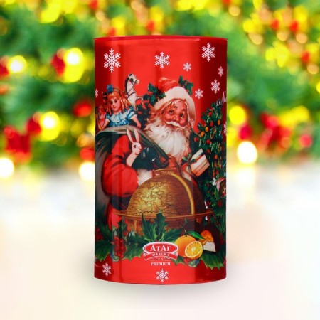 New Year. Flays glazed Merry Christmas, 200 g