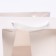 Crafts with a square bottom and window 30 x 30 x 30 cm white, 1pc