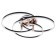Findy lamp 3xled 160W Black 80x80x16 cm Bayerlux