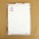 Lace elastic fabric, 175 mm × 2.7 ± 0.5 m, white color