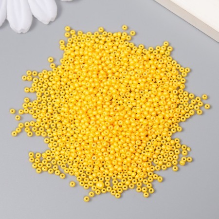 Glass bead 12/0 "yellow chartrez" 15 g-1