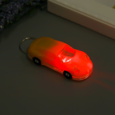 Light light on the ring "Bright car" flashes, the wheels are spinning a mix 2.5x6x1.5 cm-2