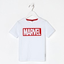 Marvel T-shirt, height 98-104, white