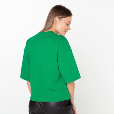 T -shirt female, green color, size 46-5