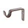 Brane for cornice D20 single 8 cm, brown metallic