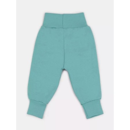 Children's pants on a wide Rant FIRST gum, height 74 cm, color green ocean-2