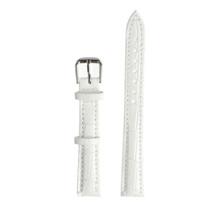 Solomon watch strap 14 mm, genuine leather, L-20 cm, white-1