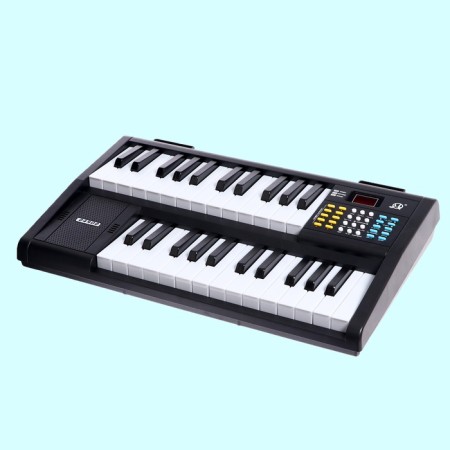 Children's “Profi Musicist” synthesizer, sound effects, microphone included, 61 key-12
