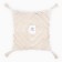 Decorative pillowcase "Ethel" BOHO, 45x45 cm, milk color, 100% cotton