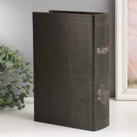 Safe-book wood to the leatherette "Flowering" 27x18x7 cm-4