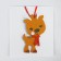 Set for creativity - Create a Christmas tree decoration from the felt "Olenenok in a scarf"