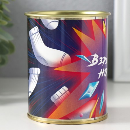 Socks in the bank "Explosive socks" (inside socks are male, black color)-1