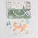 Baby of Nature feeding bib with Velcro, with a pocket