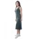Women's dress minimal, size 46, khaki color
