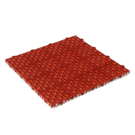 Modular coating, 30 × 30 × 1.1 cm, plastic, terracotta, 1 pc.-1