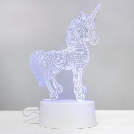 Touch -lamp "unicorn" LED 7 colors USB/from Black Black Black Risalux-15