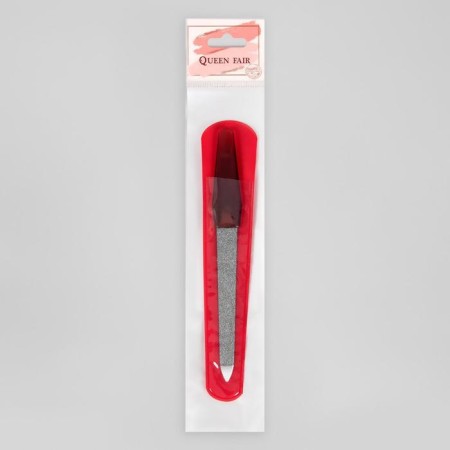 Metal file for nails, 12 cm, in a case, the color "amber"-3