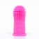 Brush for brushing animal teeth, 5.5 x 2.5 cm, pink, container 7 x 4 cm