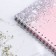The book of wishes for the wedding "Pink with sparkles", on the spring.