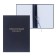 Folder "Diploma Project" A4 Bumvinyl, scallops/cassation, without paper, black (capacity up to 300 sheets)