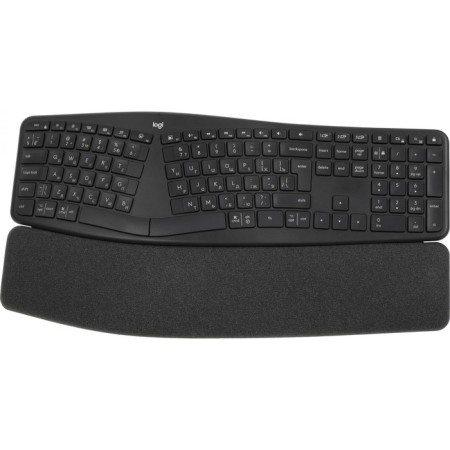 Keyboard Logitech K860 Ergo Mechanical Black USB Wireless BT Multimedia Ergo (OM 107807