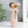 Polystone souvenir "Girl with pink callas" 4x4.5x13 cm