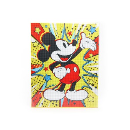 Diamond embroidery full filling "Mickey Mouse" Pop Art, on the frame, 40*50 cm-1