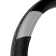 Braid on the steering wheel Nova Bright eco -leather, black, perforation, gray inserts, gray line, p mm