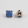 A set of buttons on the leg, d = 9 mm, 10 pcs, blue/gold color
