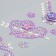 Sticker Plastic Straza "Hearts with an arrow" mix 18.8x8.1 cm