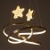 Lust "Stars" LED 100W 3000-6000k gold 45x49x15-115 cm Bayerlux