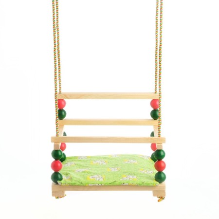 Suspended armchair for a playing site with a soft seat, "breeze", seat 34x28 cm-2