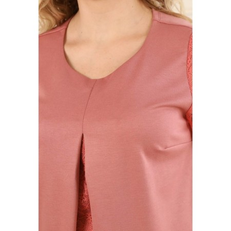 Female dress, size 60, peach color-1