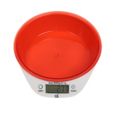 Kitchen Libra IRIT IR-7117, electronic, up to 5 kg, red