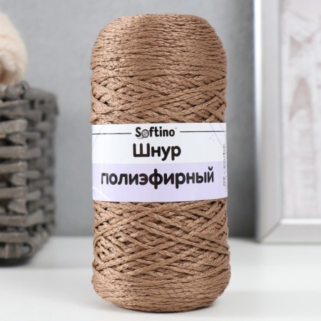 Knitting cord 100% polyester 1mm 200m/75 ± 10g (09-coff)-3