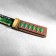 Wooden souvenir "Tanto knife", in a scabbard, green