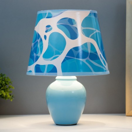 Table lamp "Sea Wave" E14 15W Blue Risalux-1