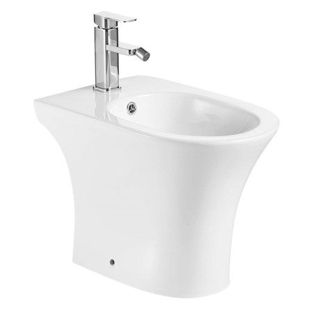 Floor bidet Azario Fretta Round, 540x340x400 mm, white-7