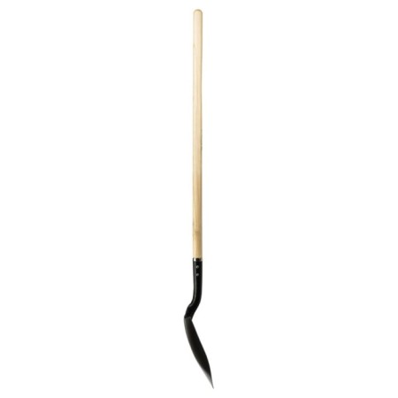 Baying shovel, acute, l = 150 cm, American type, wooden varnished stalk, luxe-2