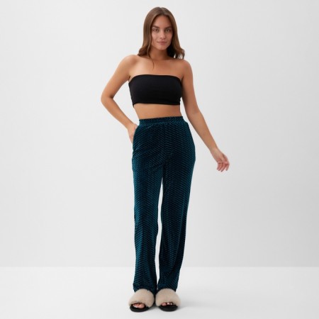 Women's pants kaftan "velvet" p. 50, green-4