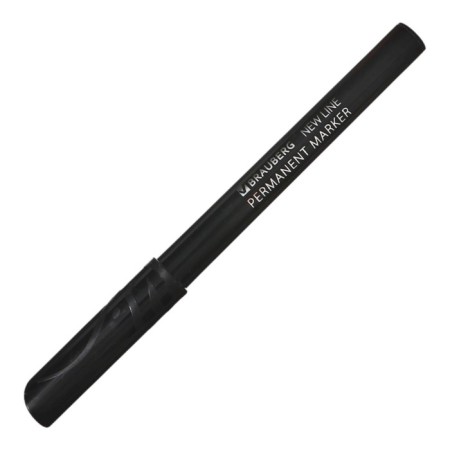Markker permanent 2.0 mm Brauberg "New Line", Circle. Funder, black 152209-1